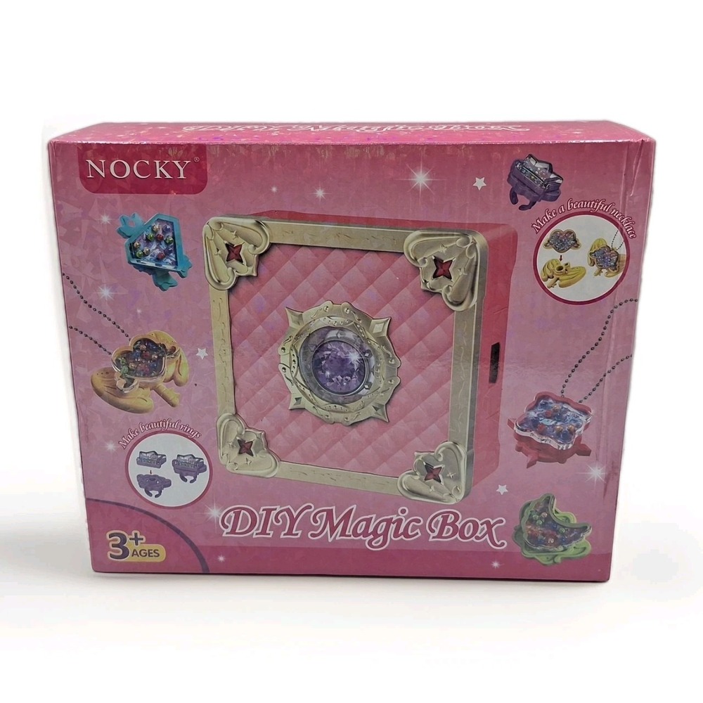 Diy Jewlery Making Kit Rings And Chains & Keychain 76 Pcs With Stickers